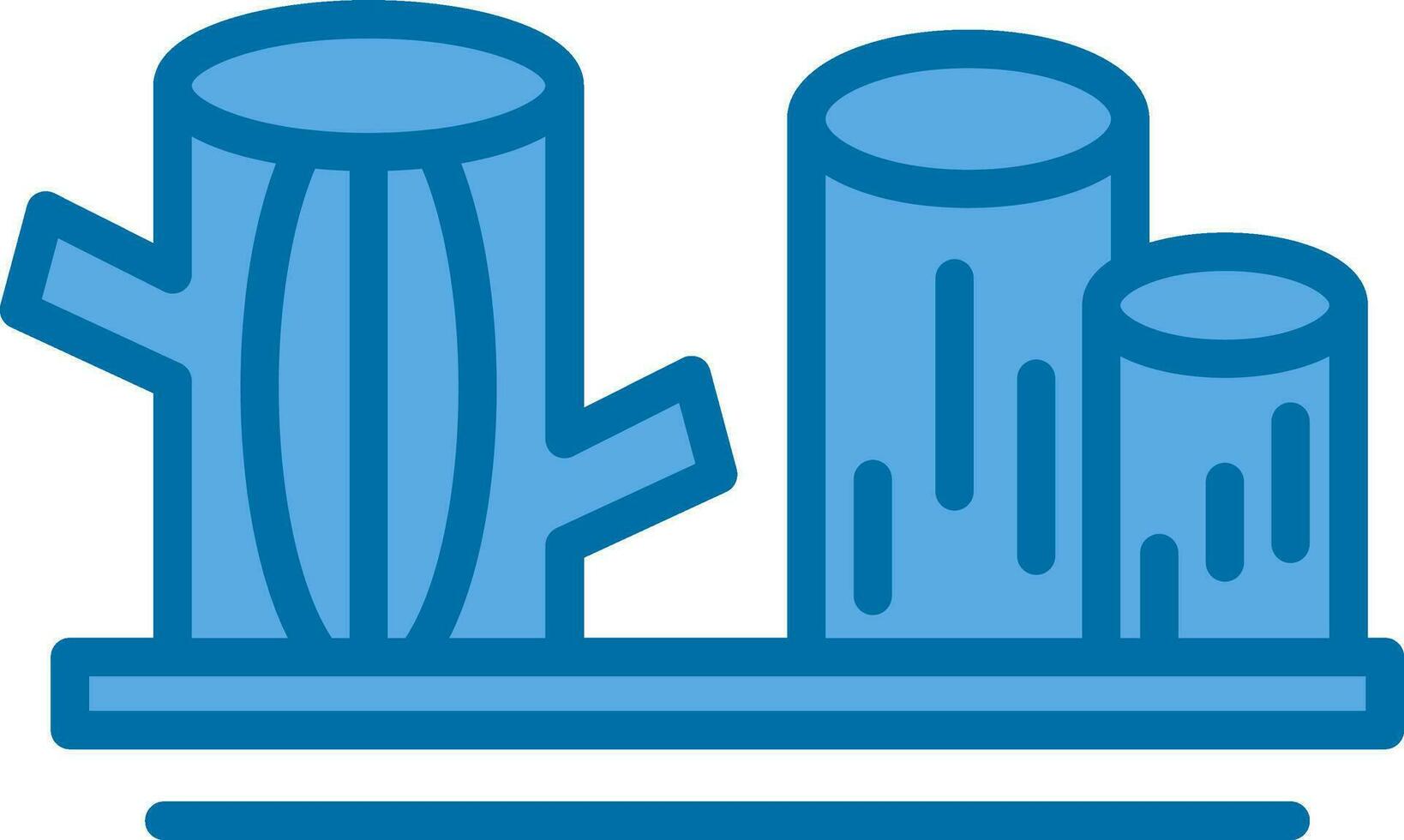 Logs Vector Icon Design