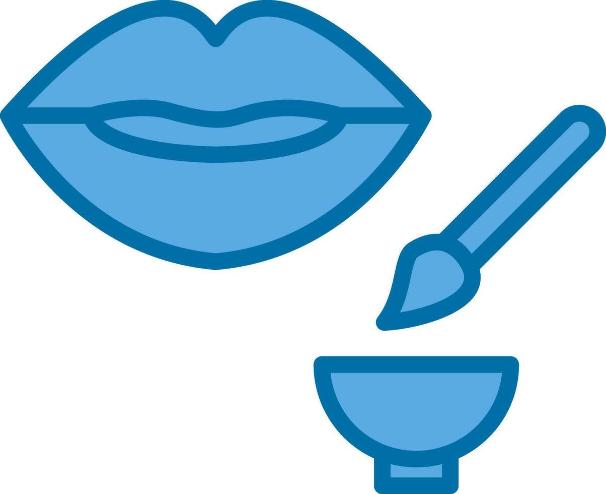 Lip Exfoliator Vector Icon Design