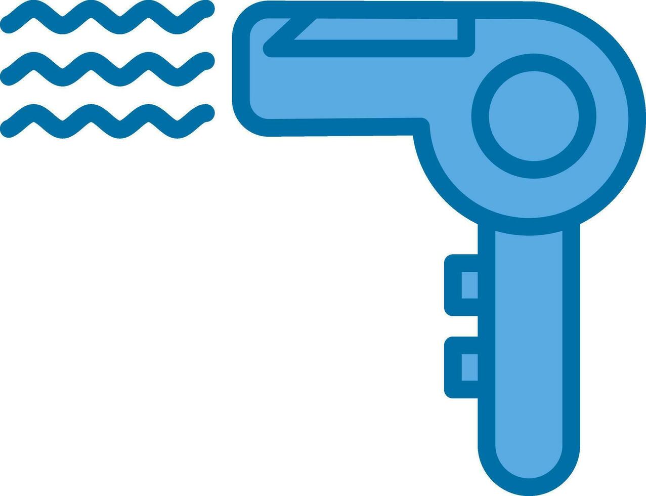 Hair Dryer Vector Icon Design