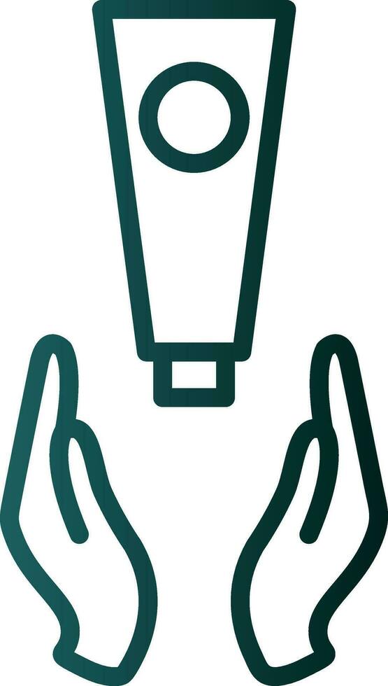 Hand Cream Vector Icon Design