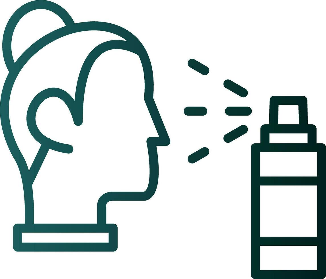 Face Mist Vector Icon Design