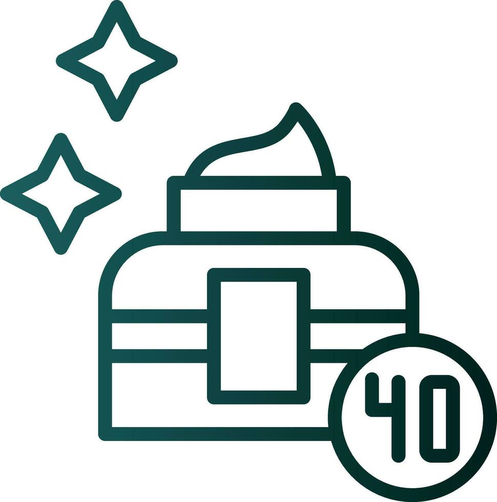 Anti-Aging Cream Vector Icon Design