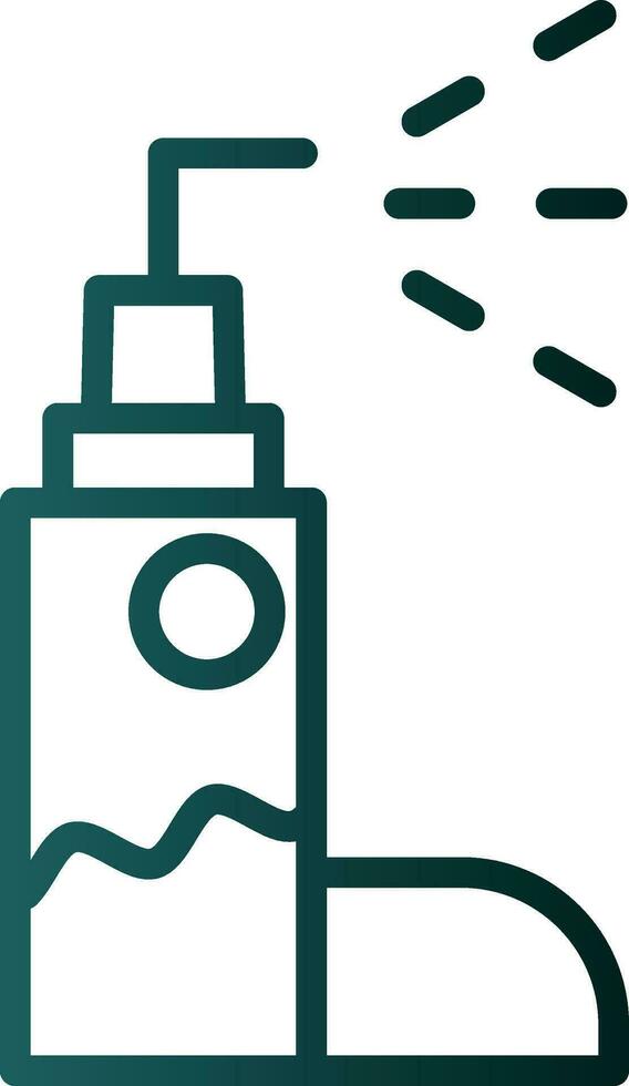 Dry Shampoo Vector Icon Design