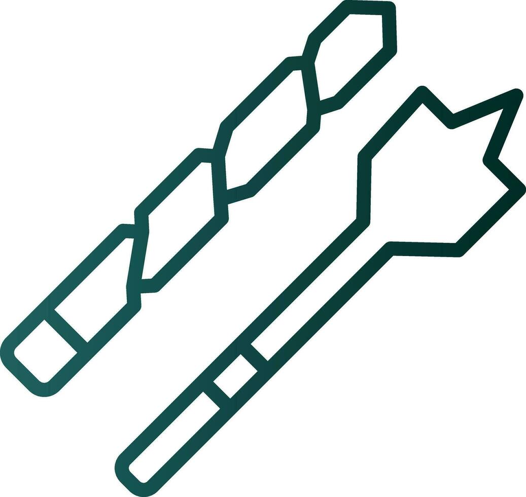 Drill bit Vector Icon Design