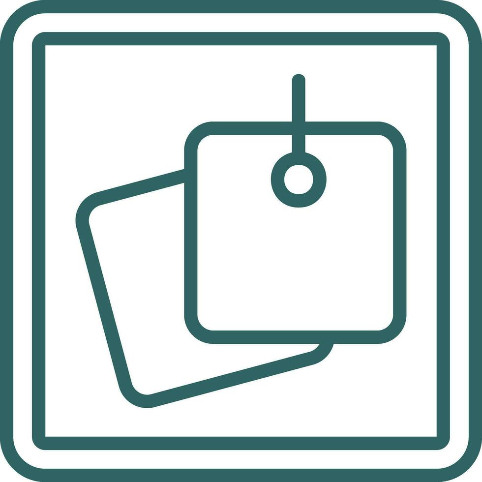 Sticky Notes Vector Icon Design