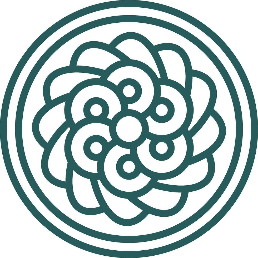 Fruit Tart Vector Icon Design