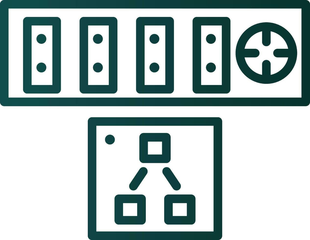 Wall socket Vector Icon Design