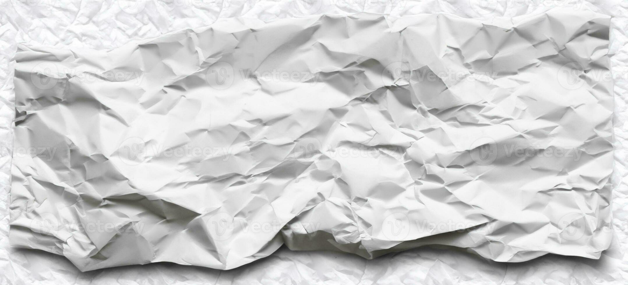 photo white crumpled paper texture background design space white tone