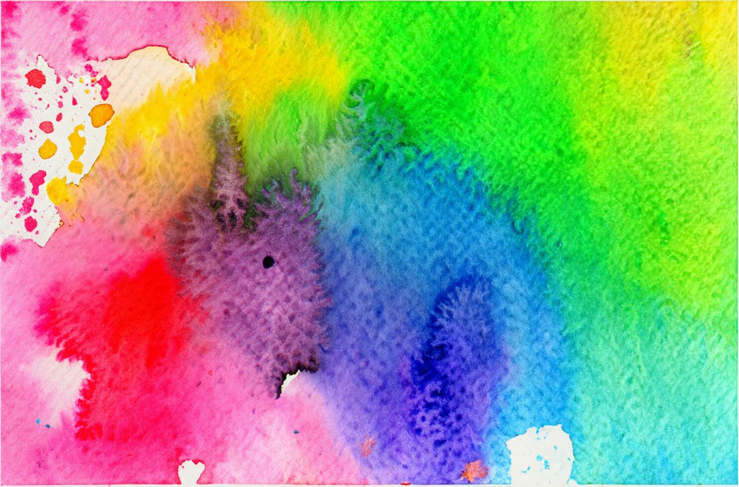 Abstract colorful watercolor for background photo
