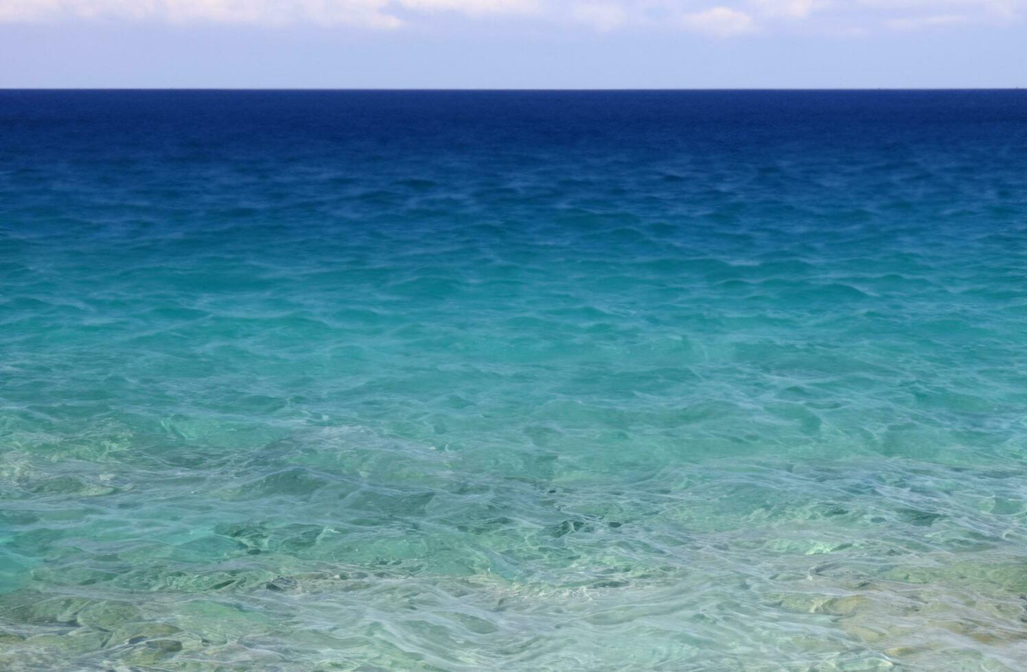 Blue water surface background photo