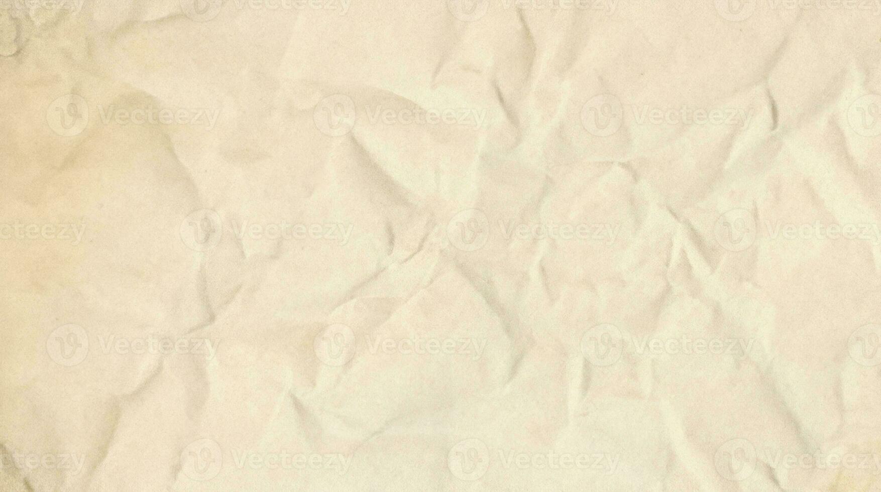 Photo view of crinkled paper texture background