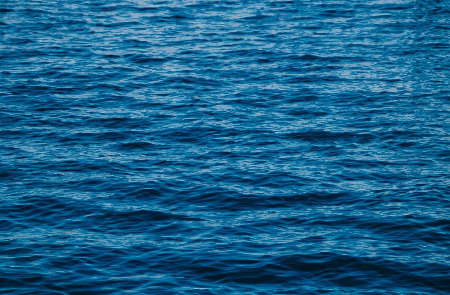 Blue water surface background photo