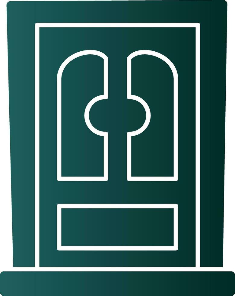 diseño de icono de vector de puerta