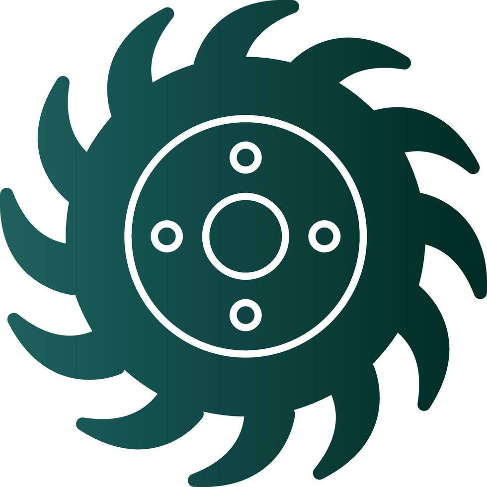 diseño de icono de vector de sierra circular