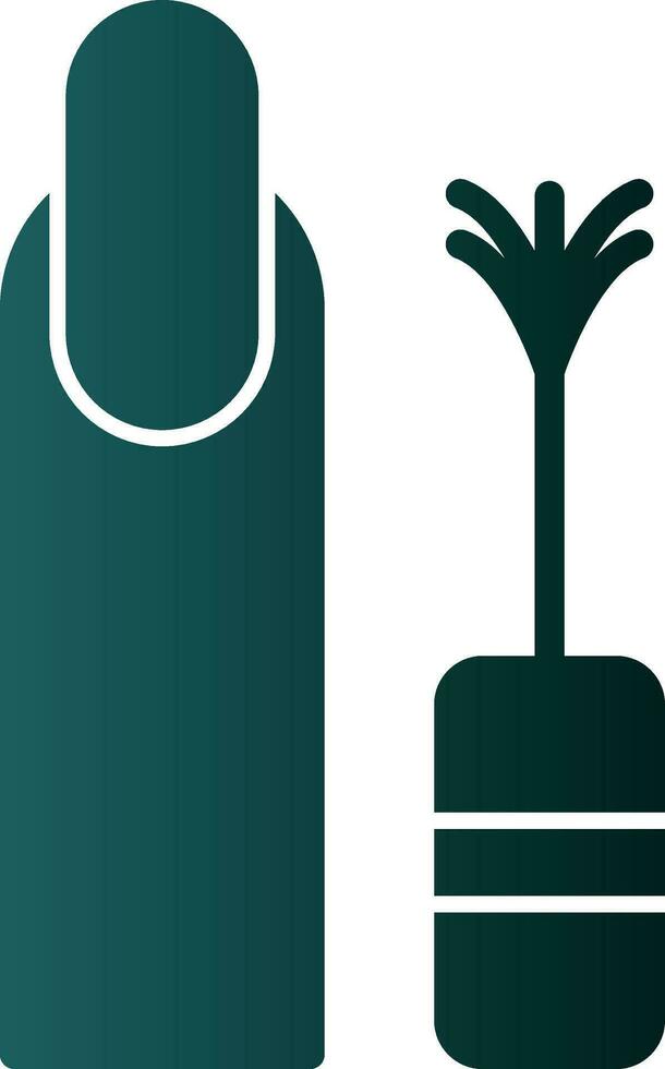Nail Polish Vector Icon Design