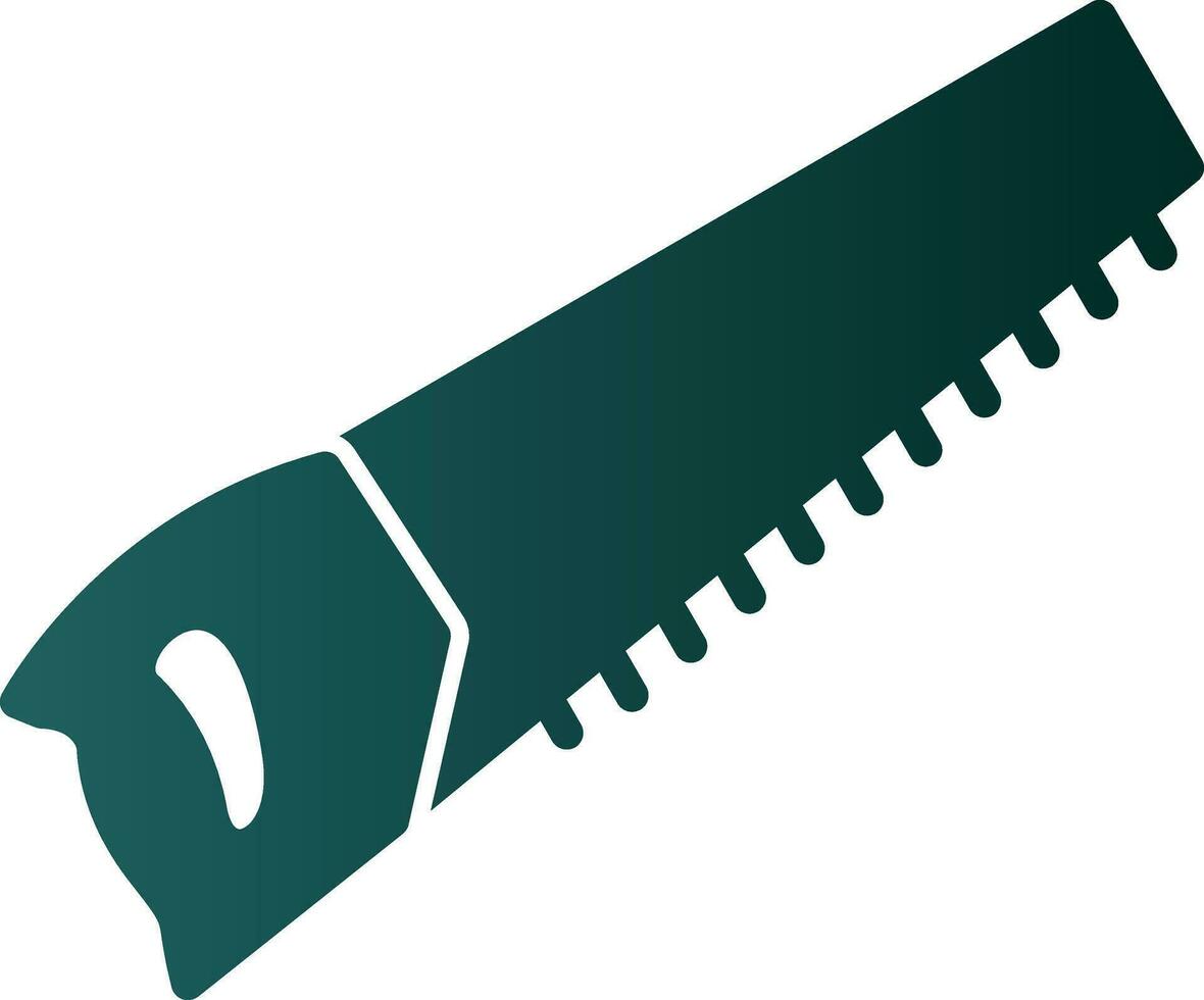 Hand saw Vector Icon Design