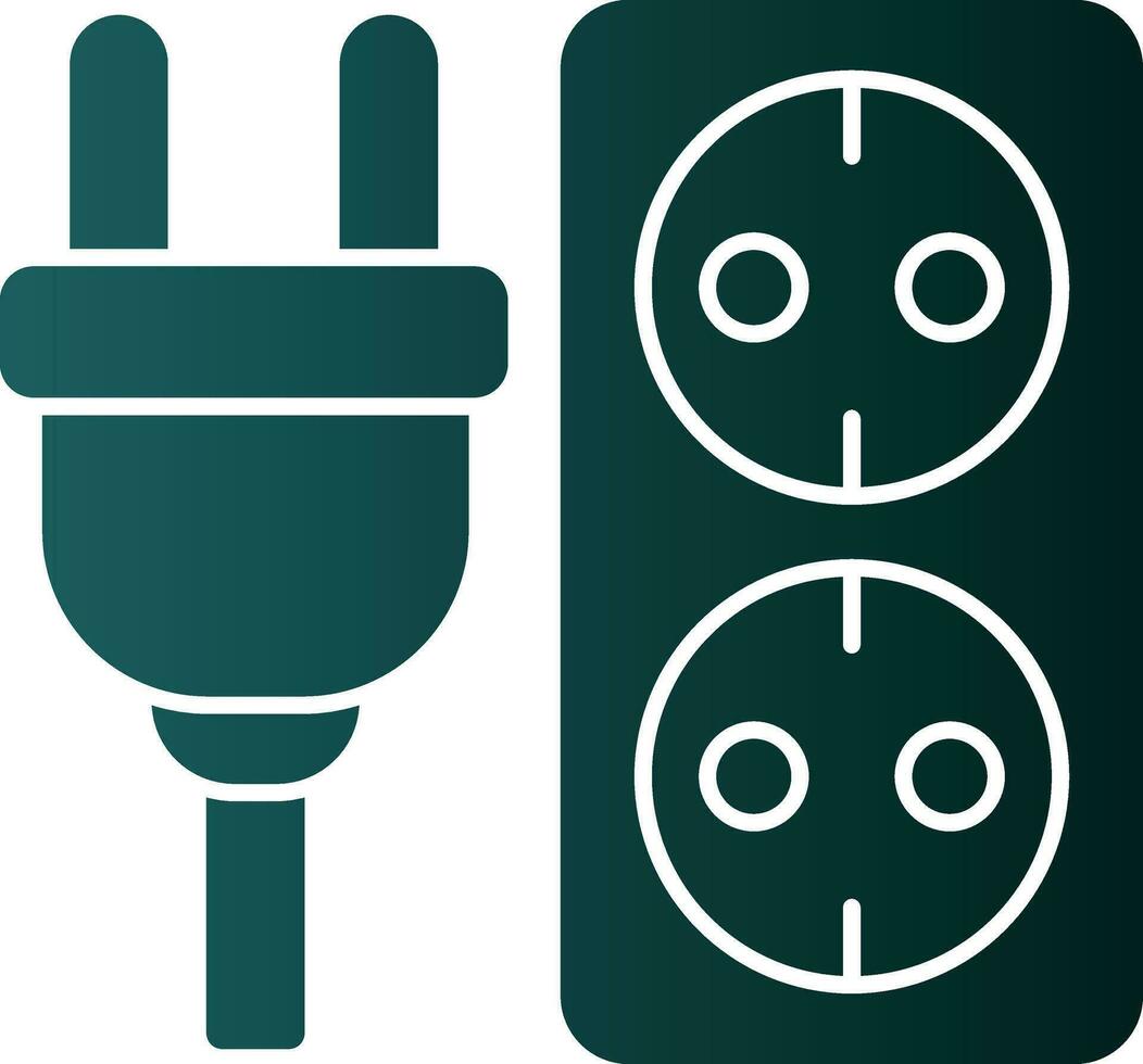 Electric socket Vector Icon Design