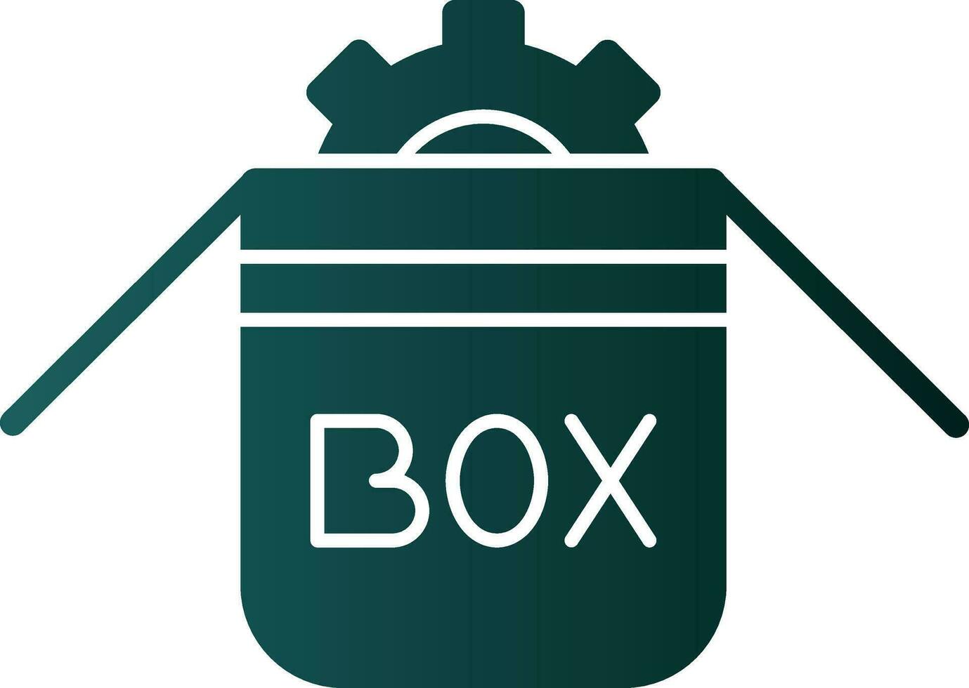 diseño de icono de vector de caja