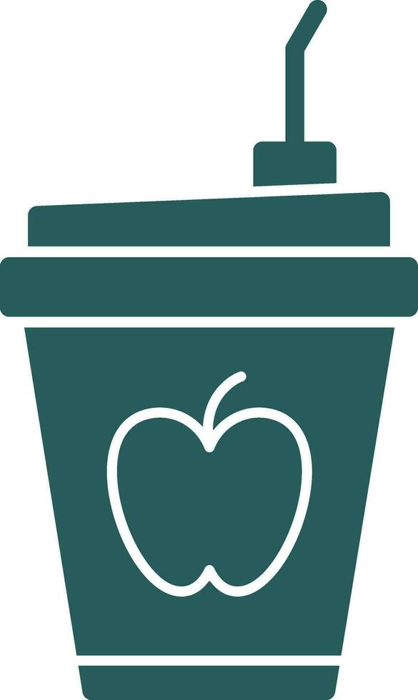Fruit Smoothie Vector Icon Design