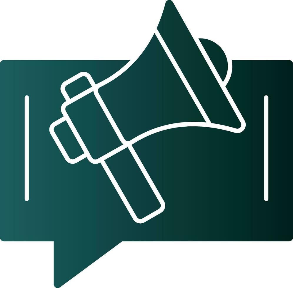 Megaphone Vector Icon Design