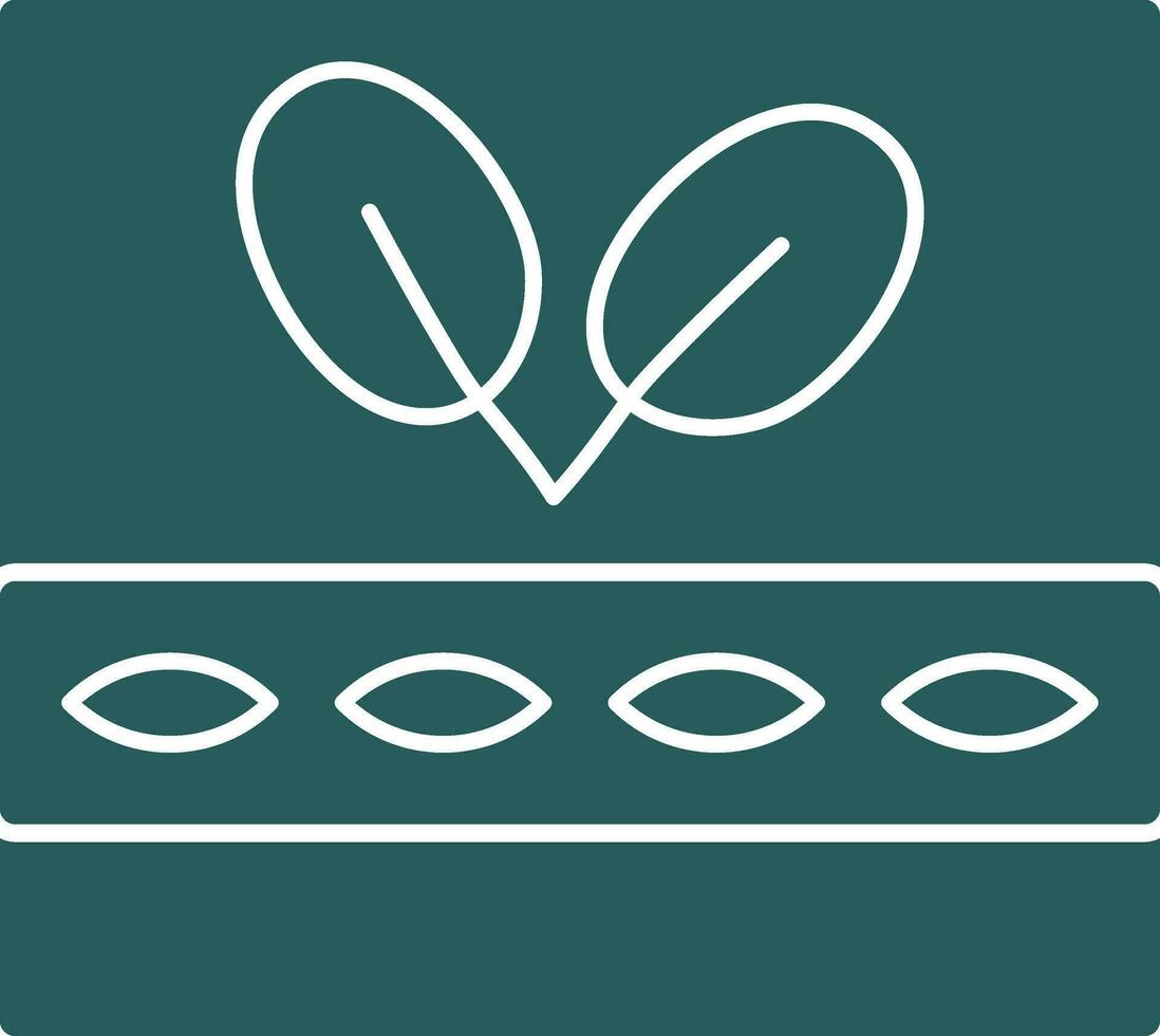 Spinach Lasagna Vector Icon Design