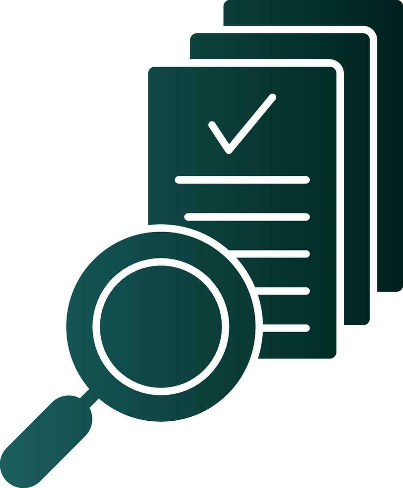 Magnifying Glass Vector Icon Design
