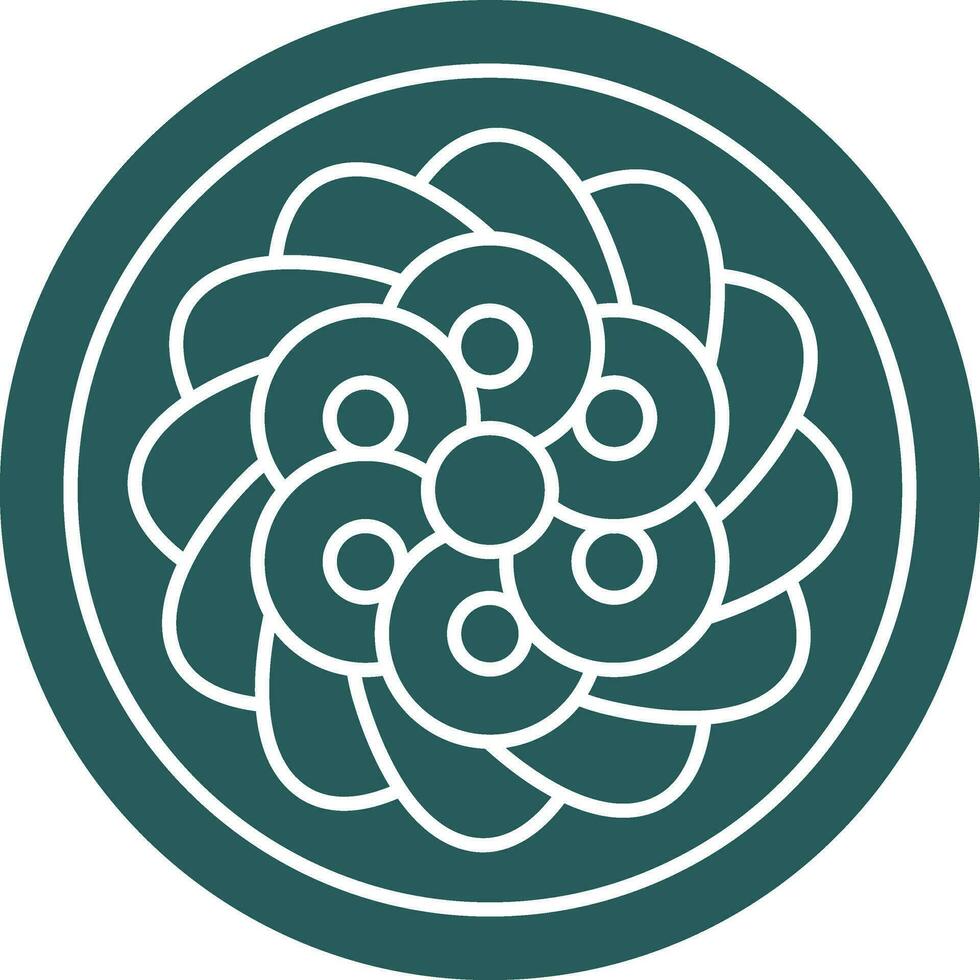 Fruit Tart Vector Icon Design