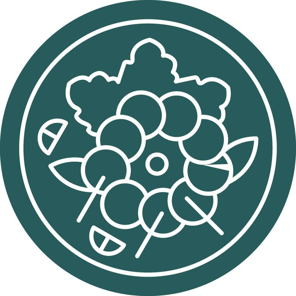 Quinoa Salad Vector Icon Design