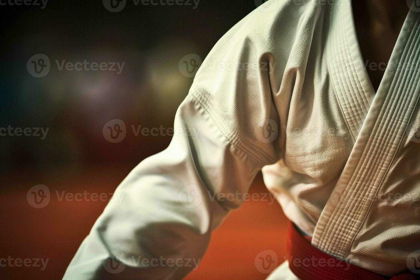 Judo closeup. Generate Ai photo