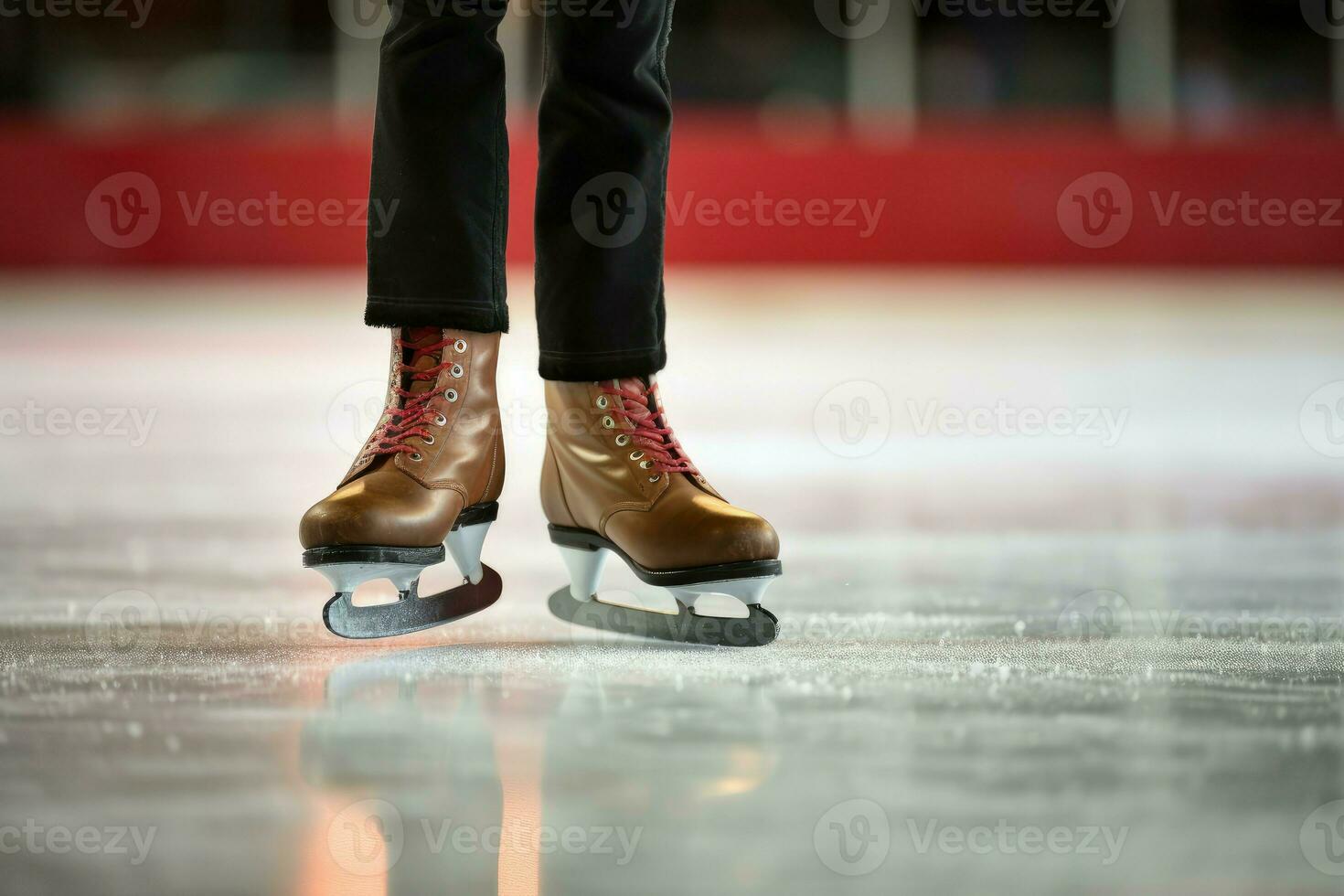 Figure skating man. Generate Ai photo