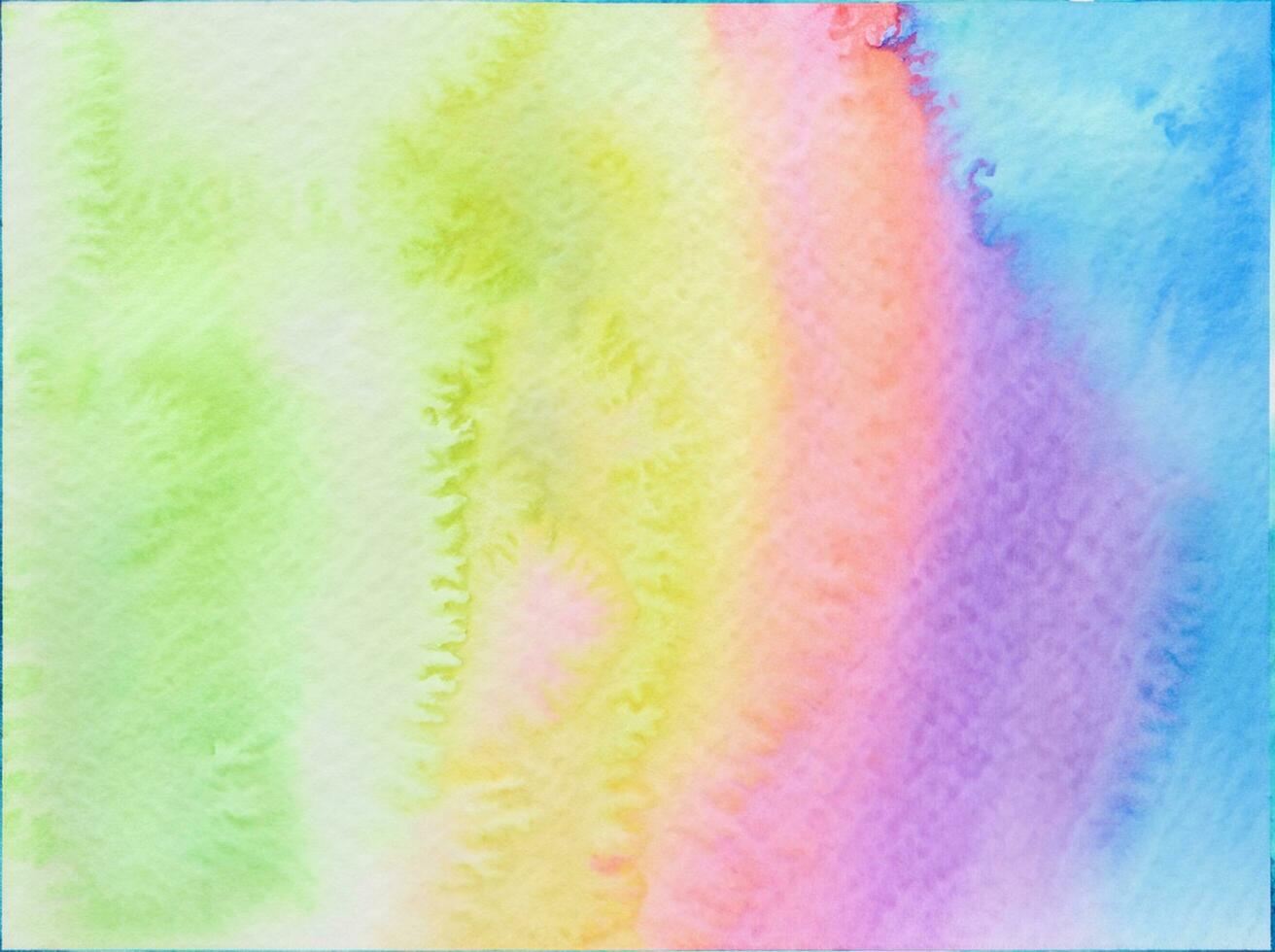 Abstract colorful watercolor for background photo