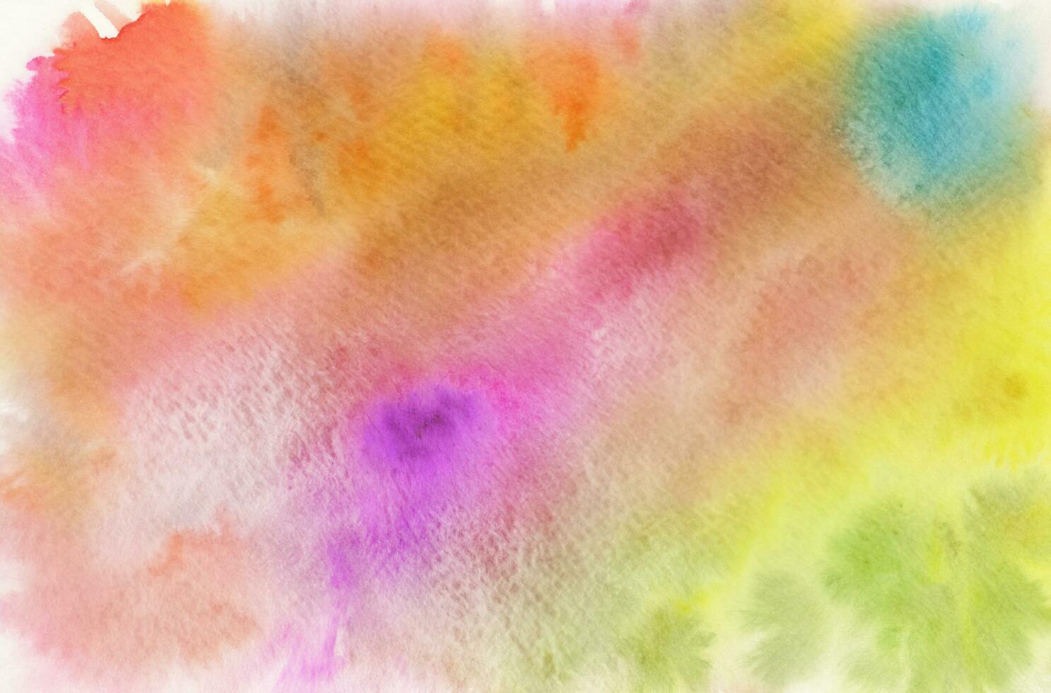 Abstract colorful watercolor for background photo