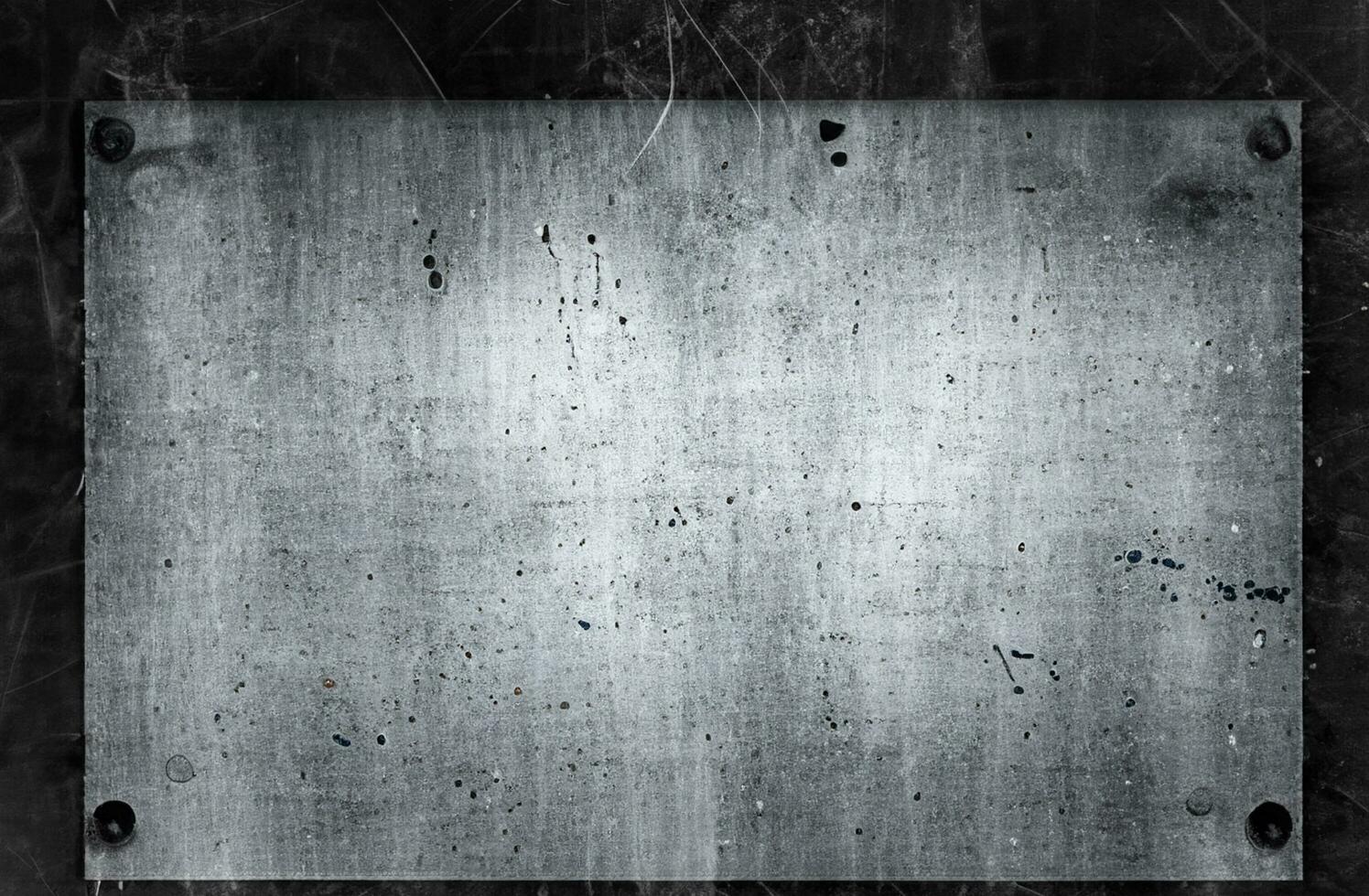 Metal grunge texture background, stained and scratched photo