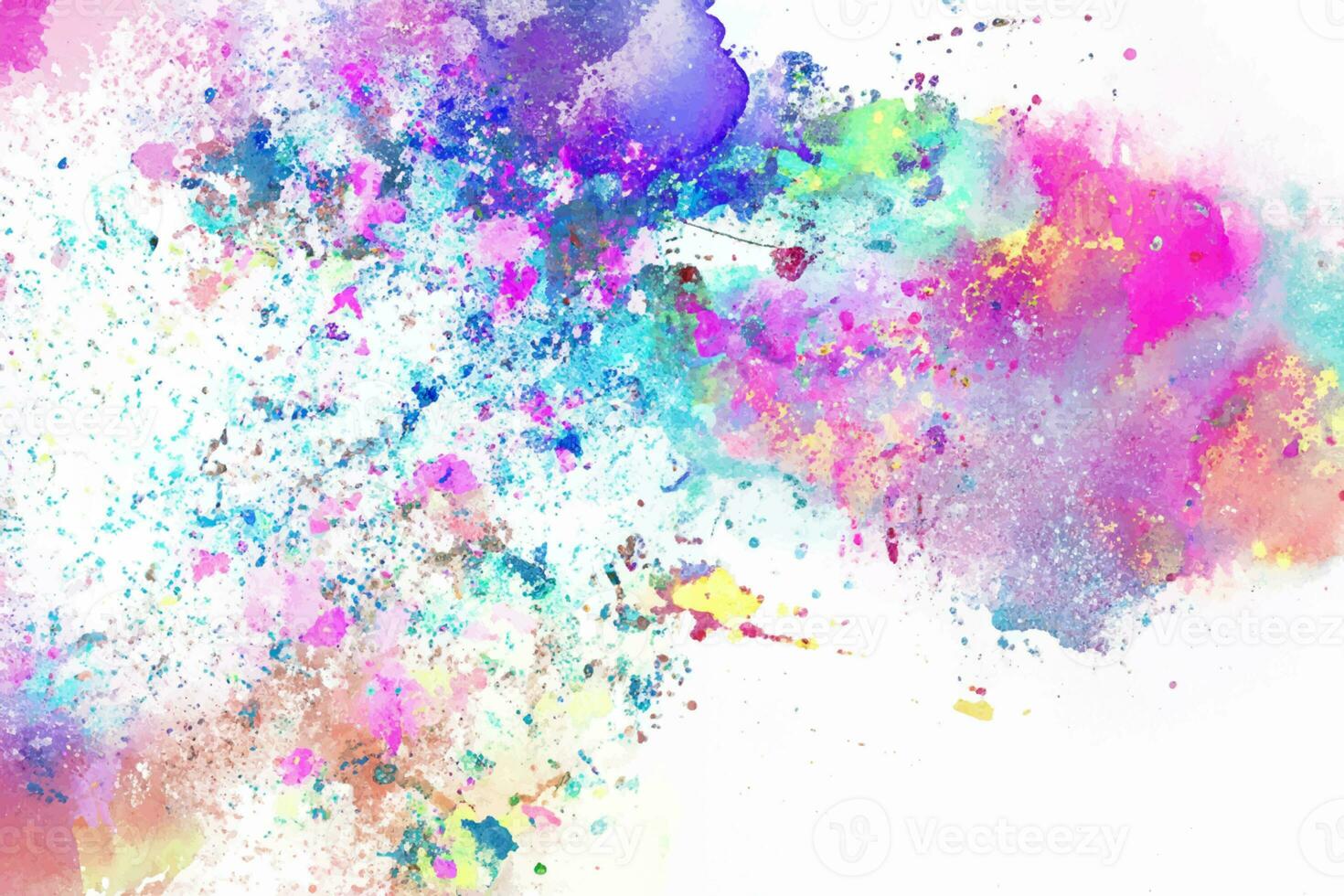 vector abstract background with a colourful watercolour splatter design photo