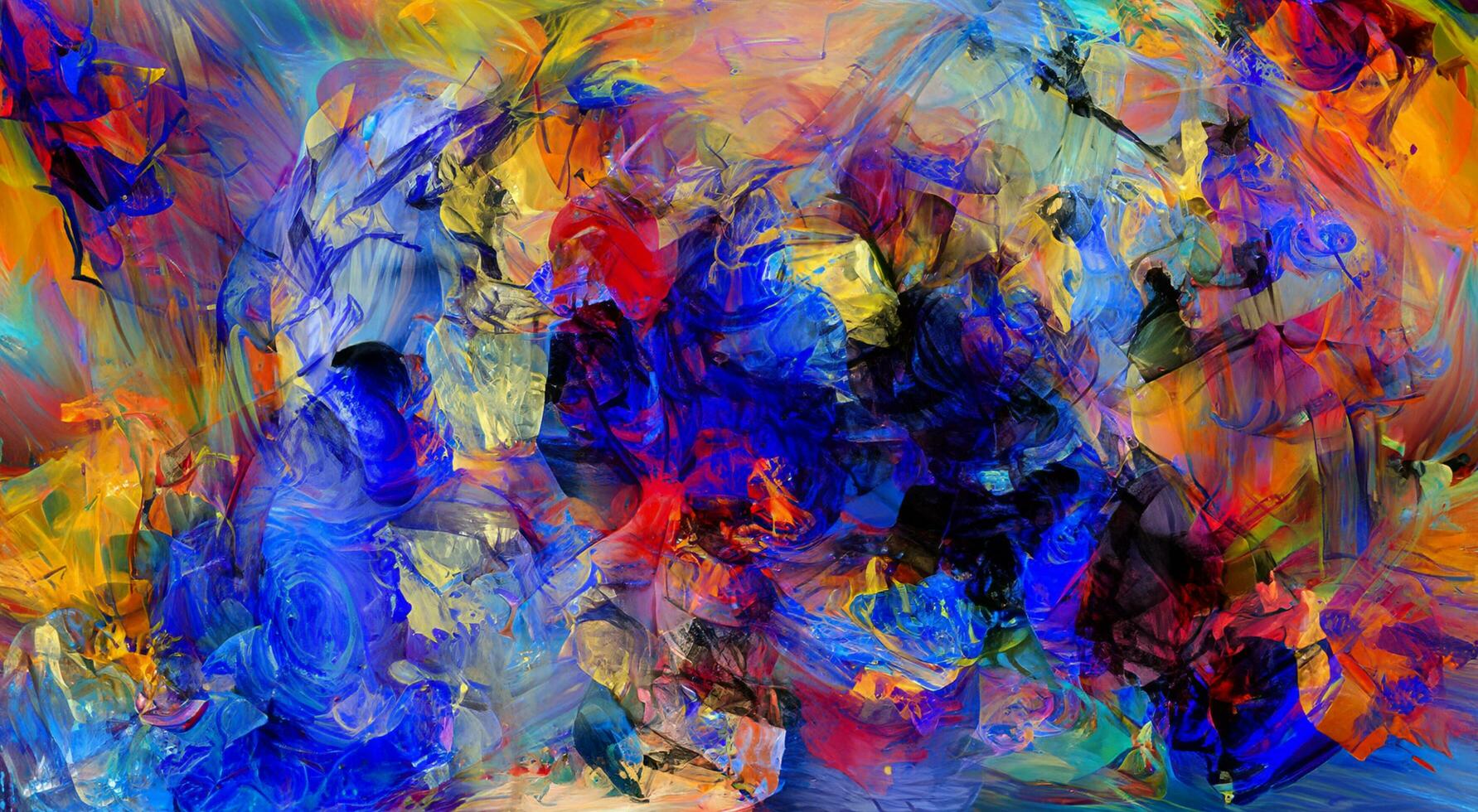 abstract painting background or texture photo