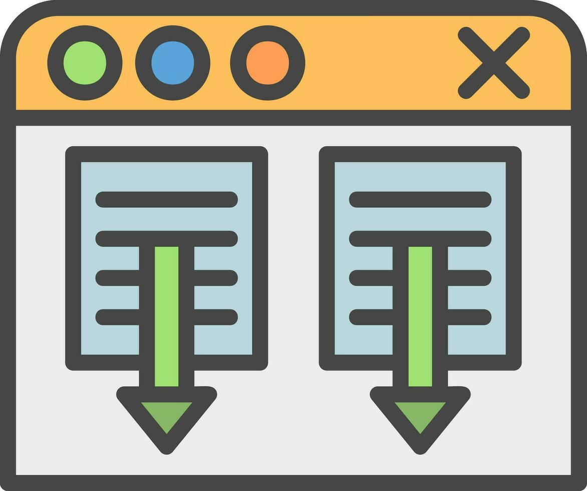 Web Browser Vector Icon Design