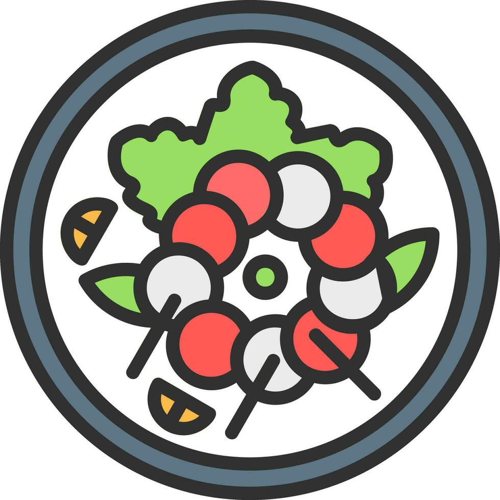 Quinoa Salad Vector Icon Design