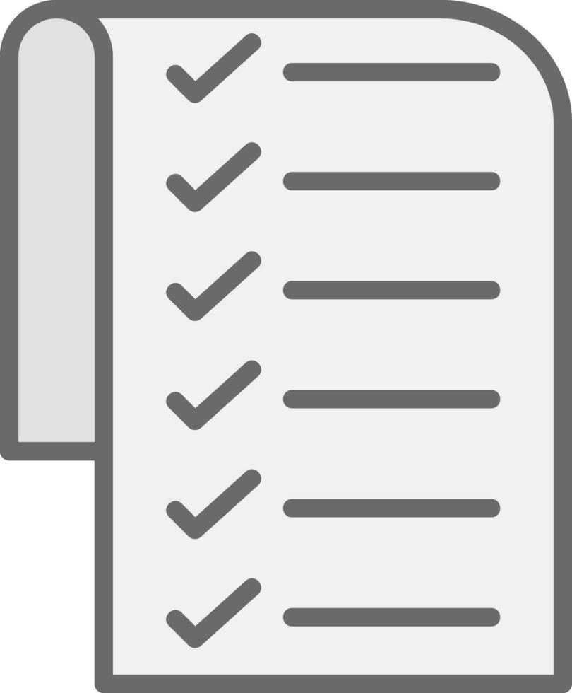 Checklist Vector Icon Design