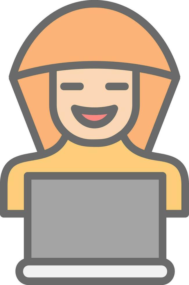 Hacker Vector Icon Design