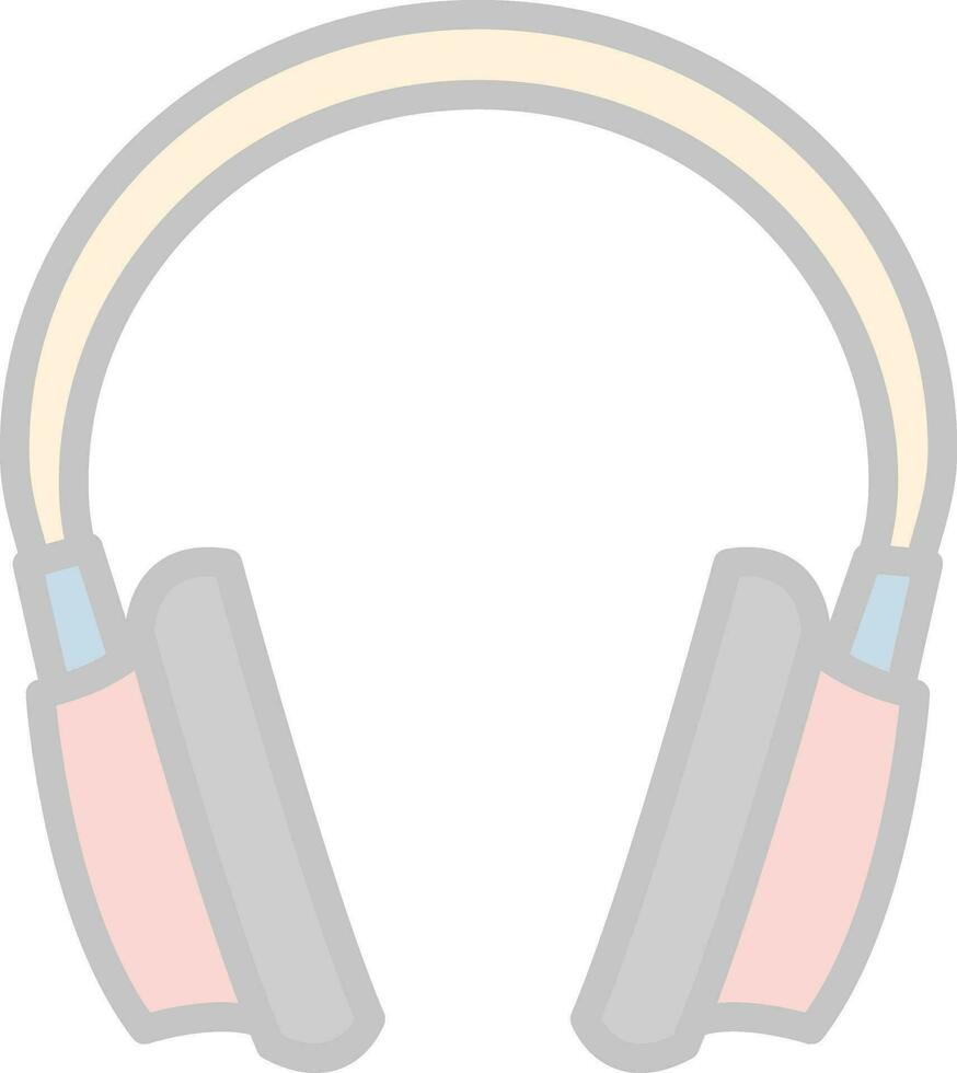 diseño de icono de vector de auriculares