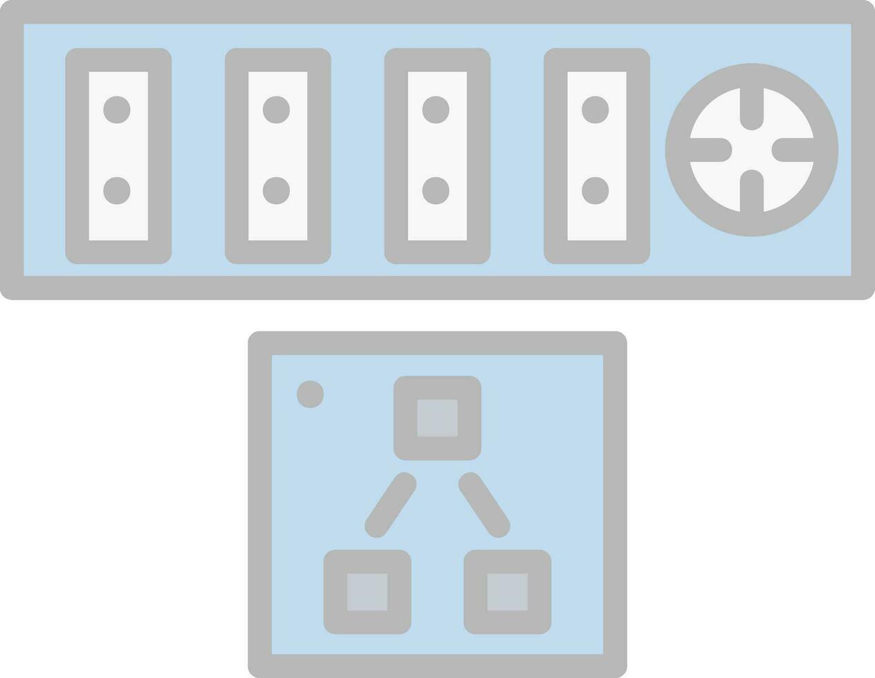 Wall socket Vector Icon Design