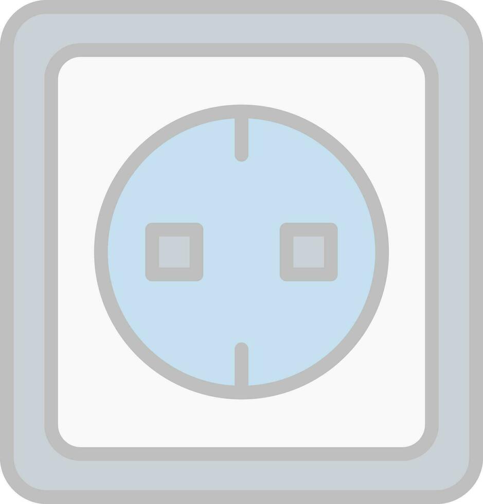 Electric socket Vector Icon Design