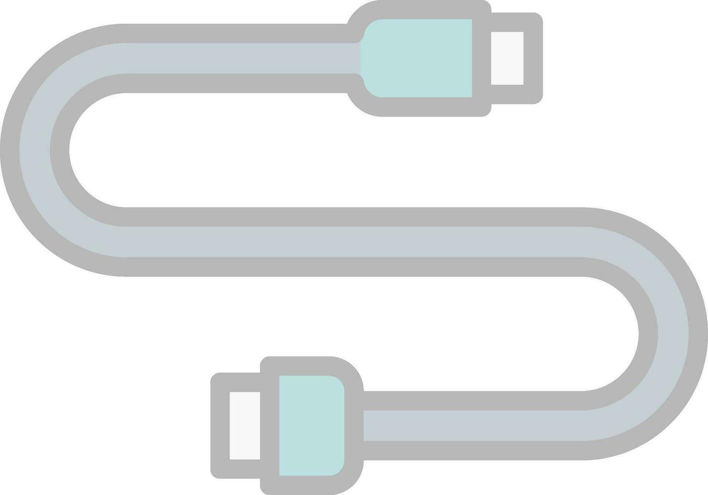 conector y cable vector icono diseño