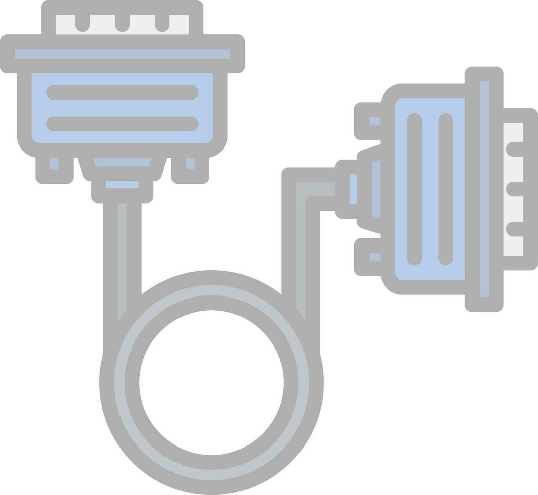 Vga cable Vector Icon Design
