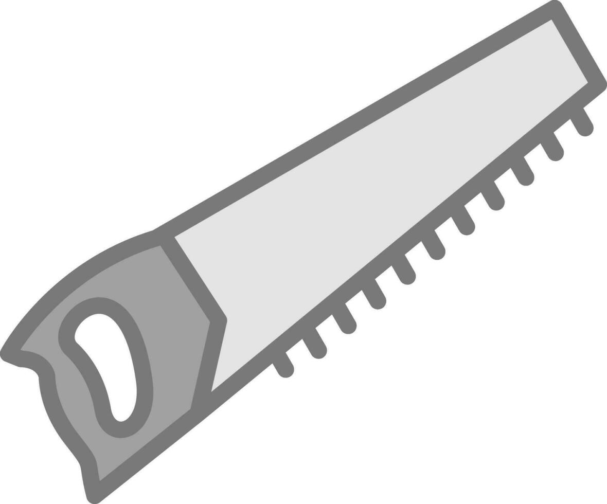 Hand saw Vector Icon Design