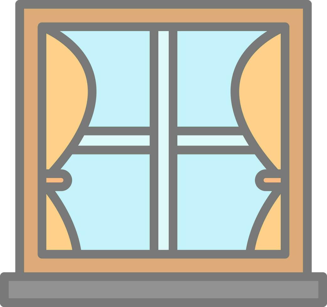 Window Vector Icon Design