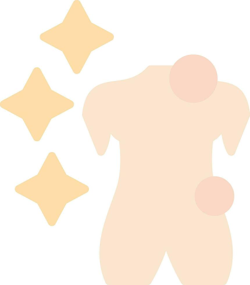 cuerpo Brillantina vector icono diseño