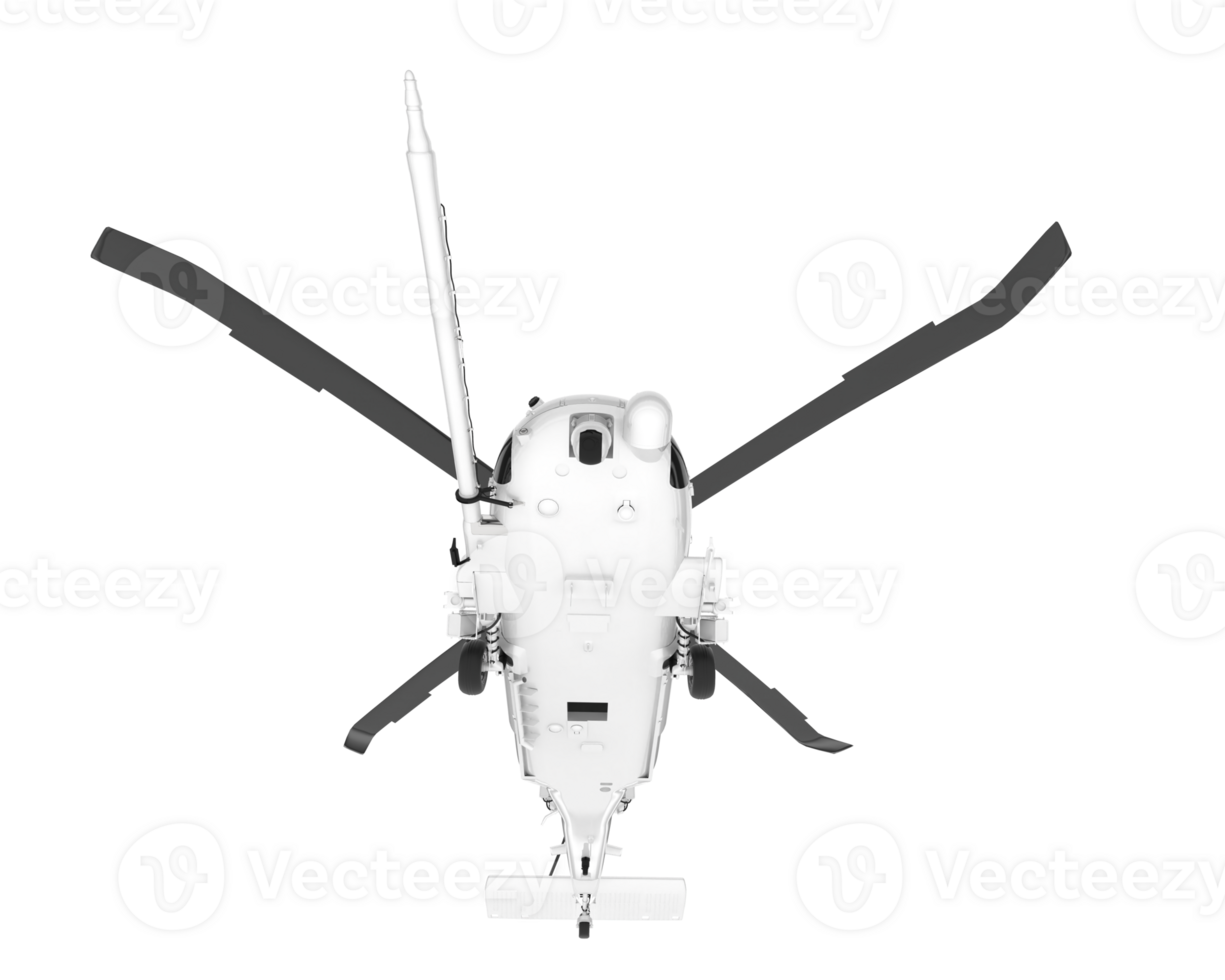 vit flygplan isolerat på transparent bakgrund. 3d tolkning - illustration png