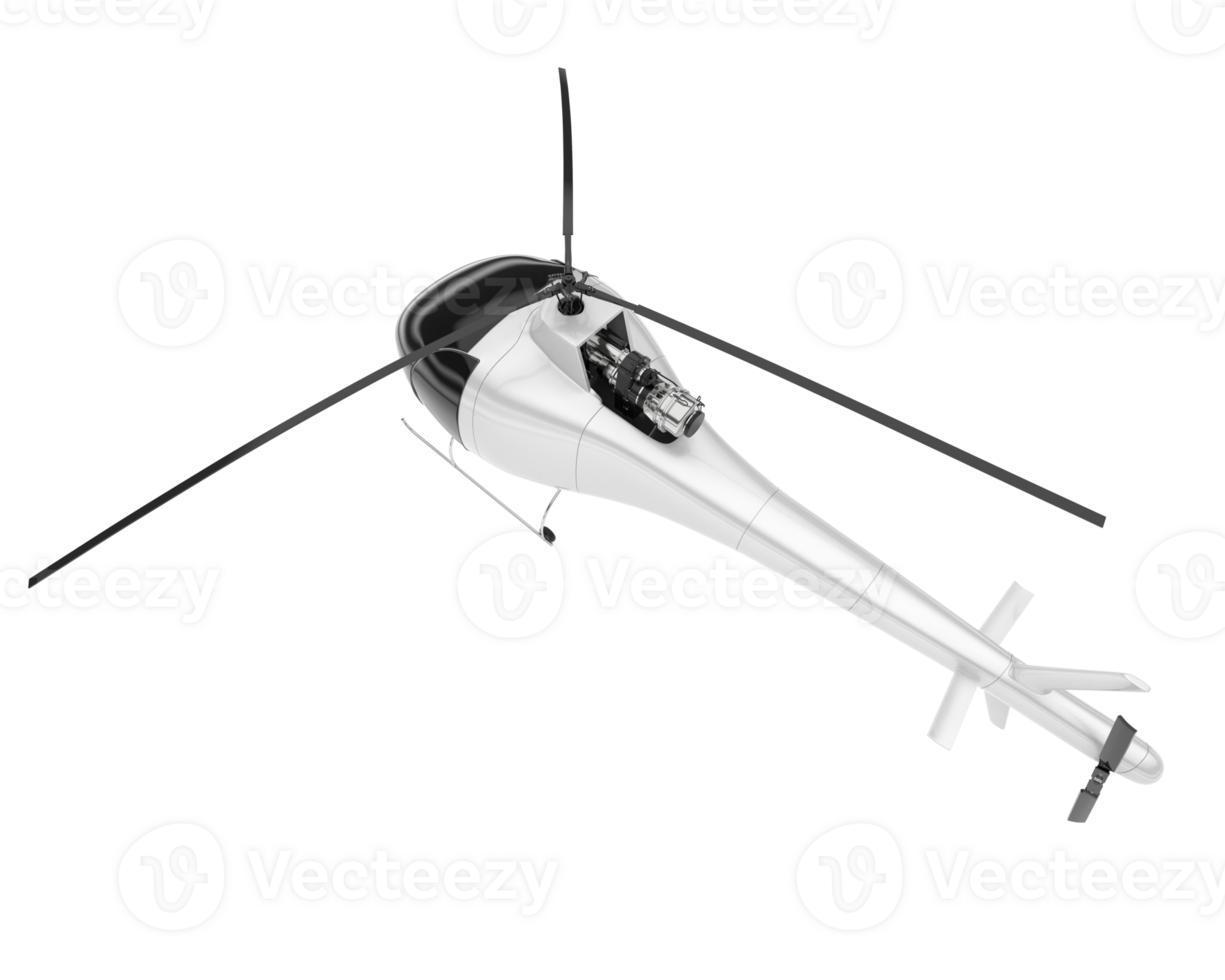 vit flygplan isolerat på transparent bakgrund. 3d tolkning - illustration png