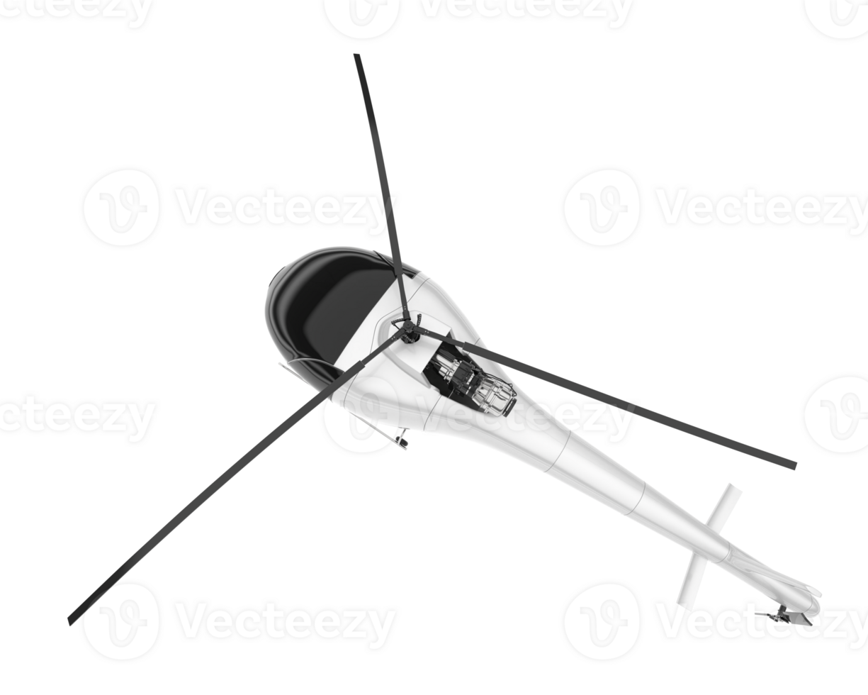 vit flygplan isolerat på transparent bakgrund. 3d tolkning - illustration png